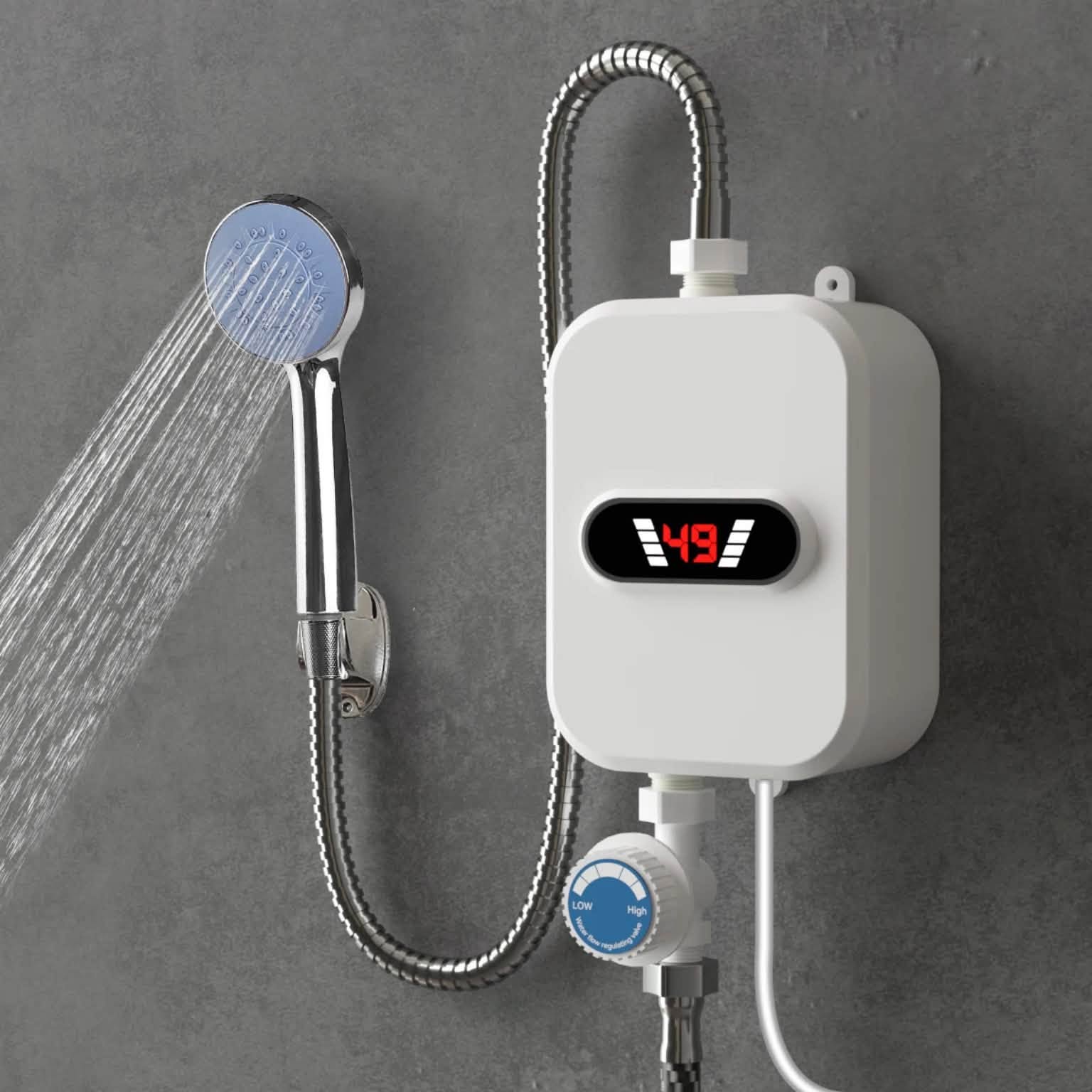 Chauffe-eau électrique instantané 110V/220V – Eau chaude en quelques secondes